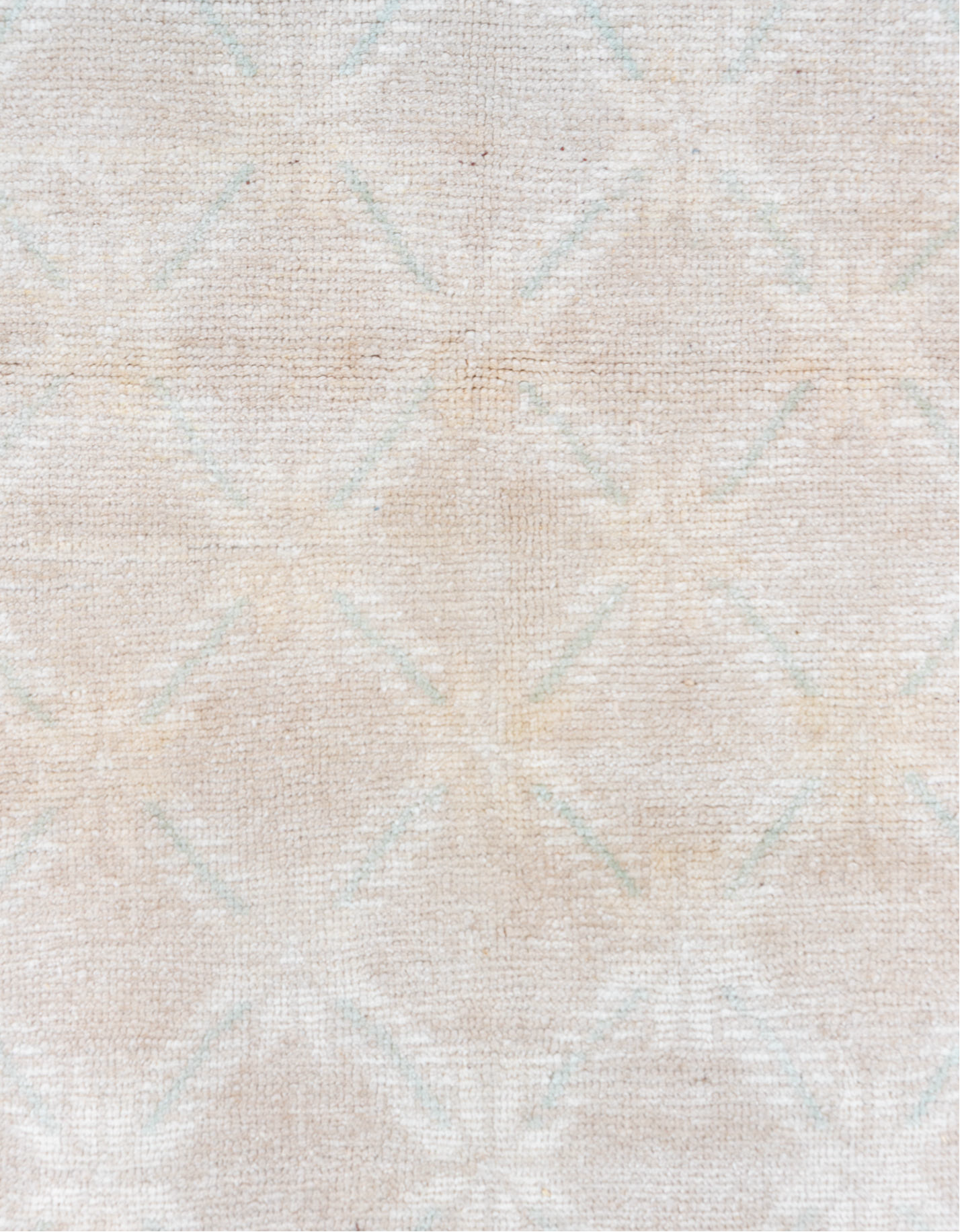 2' x 4' one-of-a-kind handmade vintage Oushak small size rug. Color palette: brown, gainsboro, gray, light gray, linen