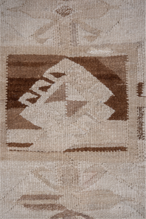 Antique Kilim Runner Rug (3' x 13')