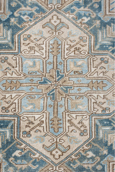 Antique Heriz Area Rug (8' x 10')
