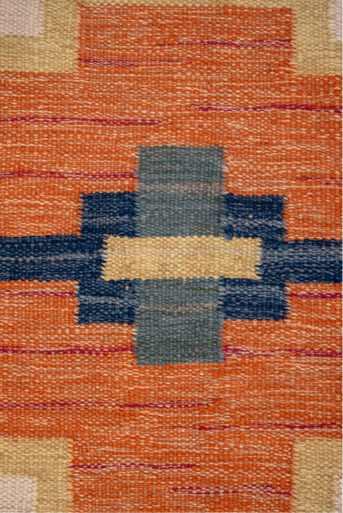 Antique Rollaken Area Rug (6' x 9')