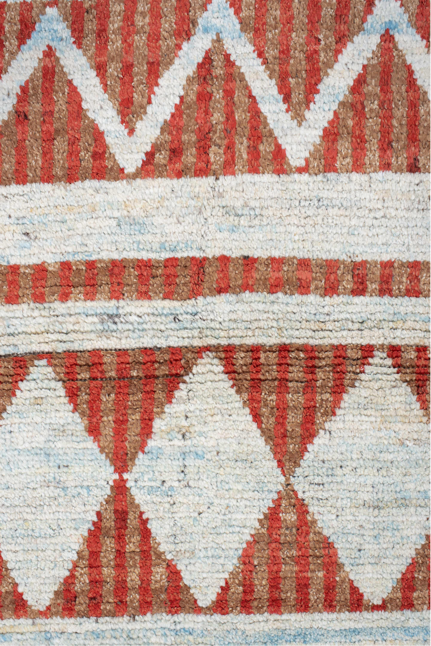 3' x 16' one-of-a-kind handmade vintage Tulu runner rug. Color palette: black, brown, dark gray, gainsboro, gray, light blue