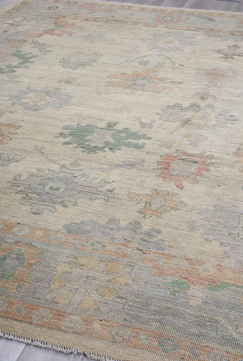 Vintage Oushak Area Rug (9' x 11')