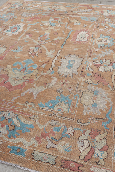 Vintage Oushak Area Rug (8' x 10')