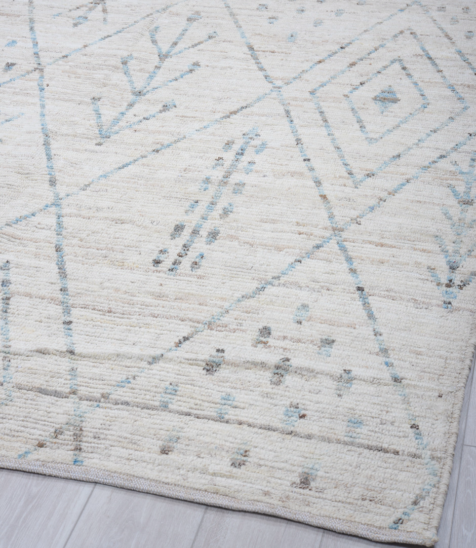 10' x 13' one-of-a-kind handmade vintage Tulu large size rug. Color palette: black, charcoal, dark gray, gainsboro, gray