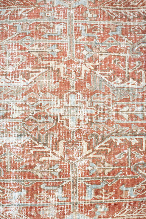 Vintage Heriz Area Rug (7' x 10')