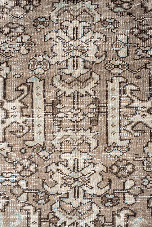 Antique Heriz Area Rug (5' x 8')