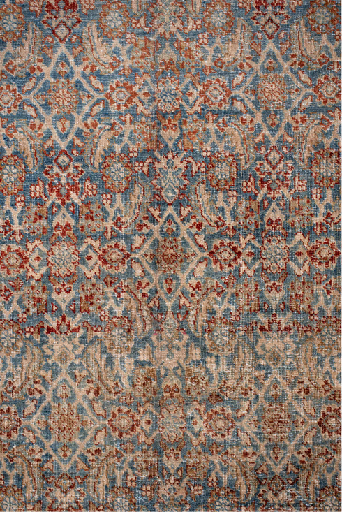 Antique Bidjar Runner Rug (4' x 15')