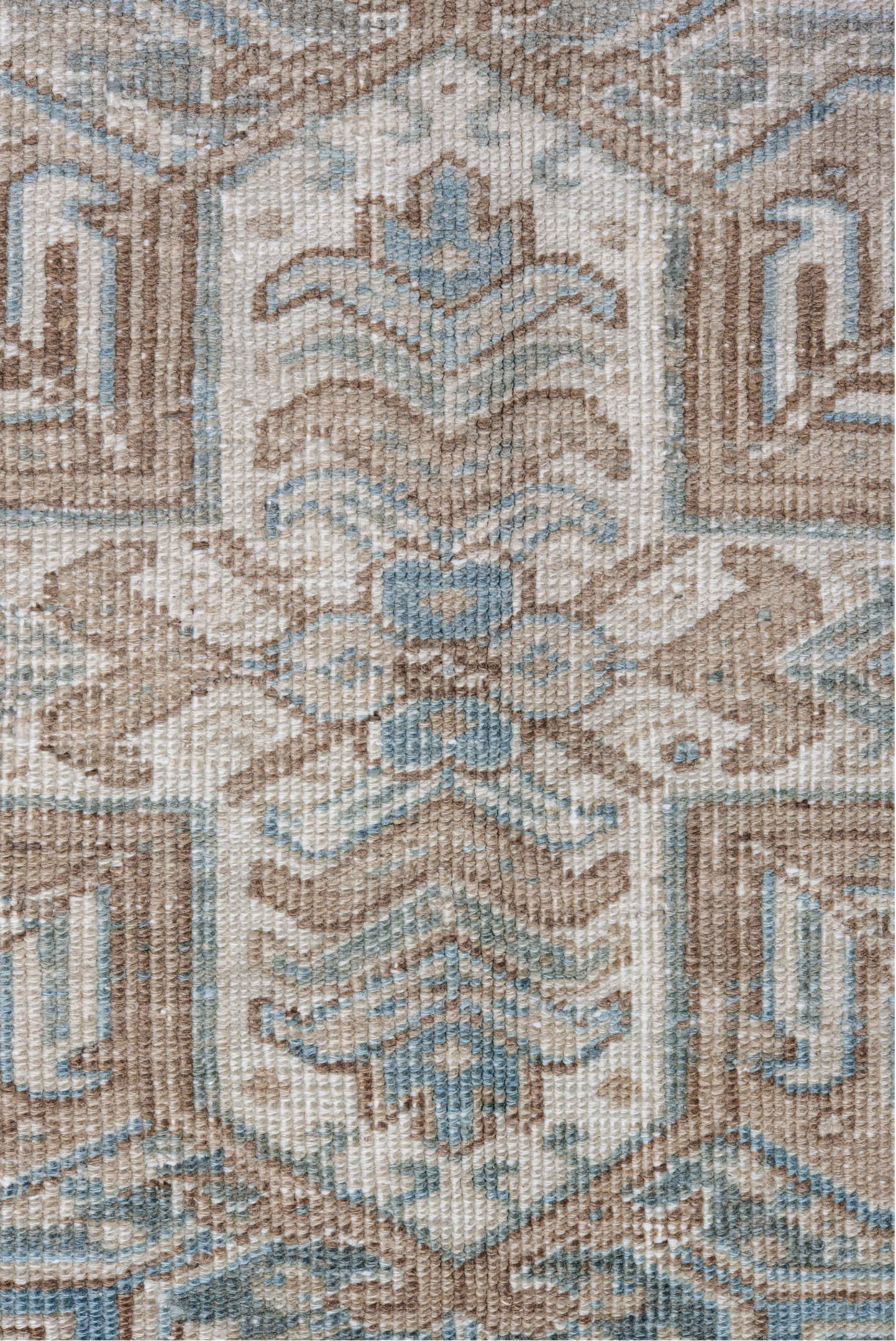 7' x 9' one-of-a-kind handmade vintage Heriz rug. Color palette: black, brown, charcoal, dark gray, dim gray, gainsboro