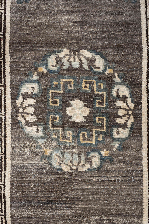 Antique Tibetan Runner Rug (3' x 6')