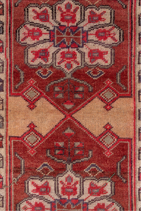Vintage Oushak Runner Rug (3' x 13')