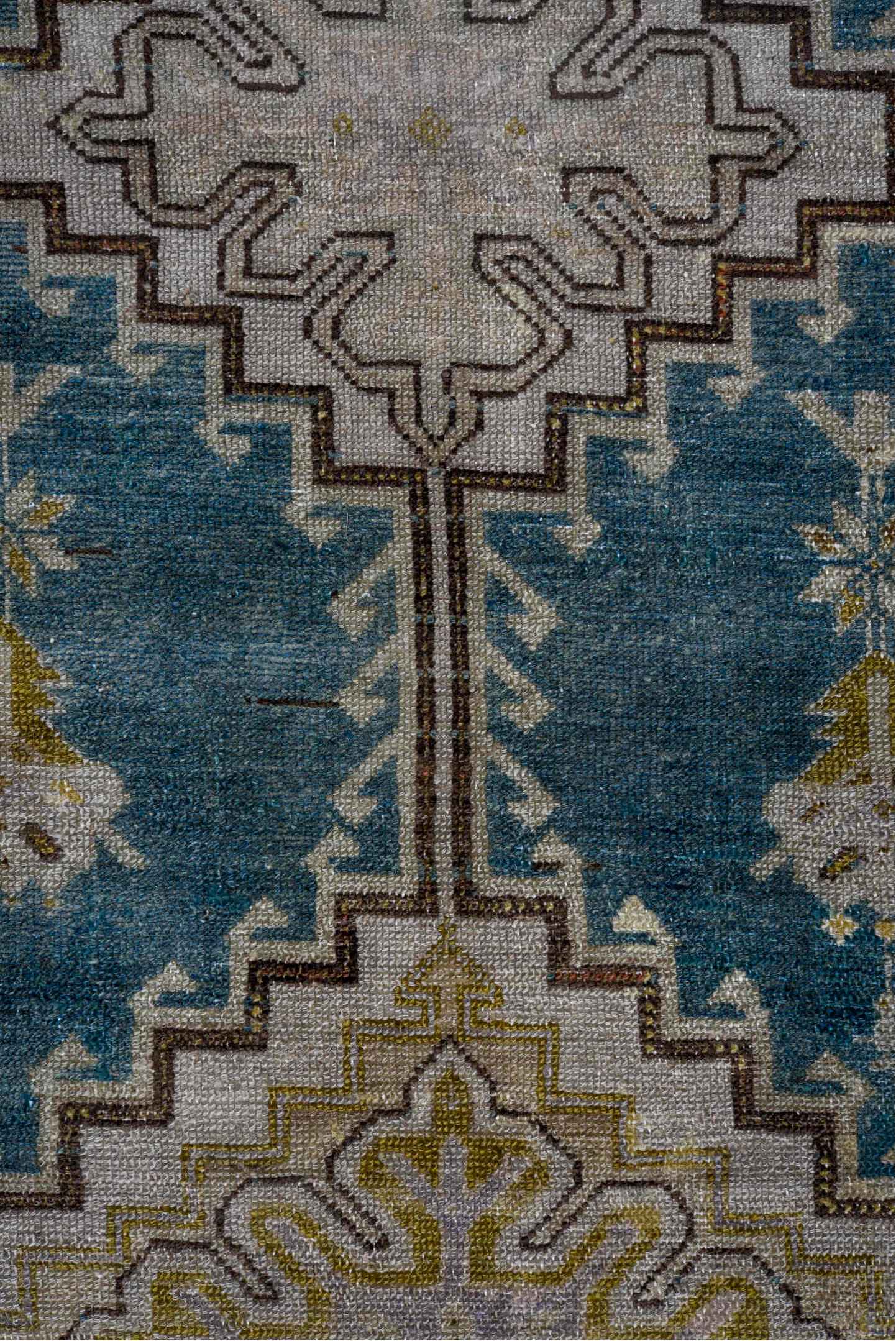 3' x 17' one-of-a-kind handmade vintage Malayer runner rug. Color palette: arapawa, black, blue, dark slate gray, gray