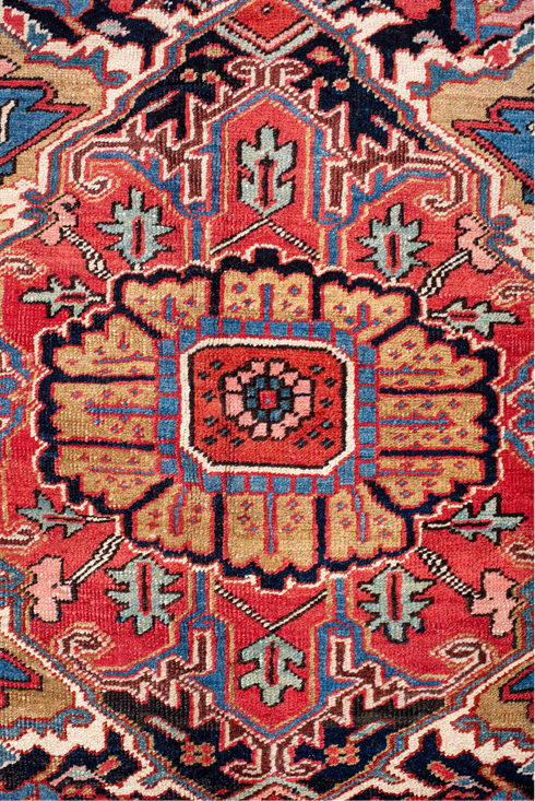 Vintage Heriz Area Rug (11' x 14')