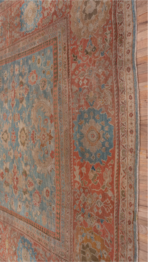 Antique Sultanabad Area Rug (11' x 13')