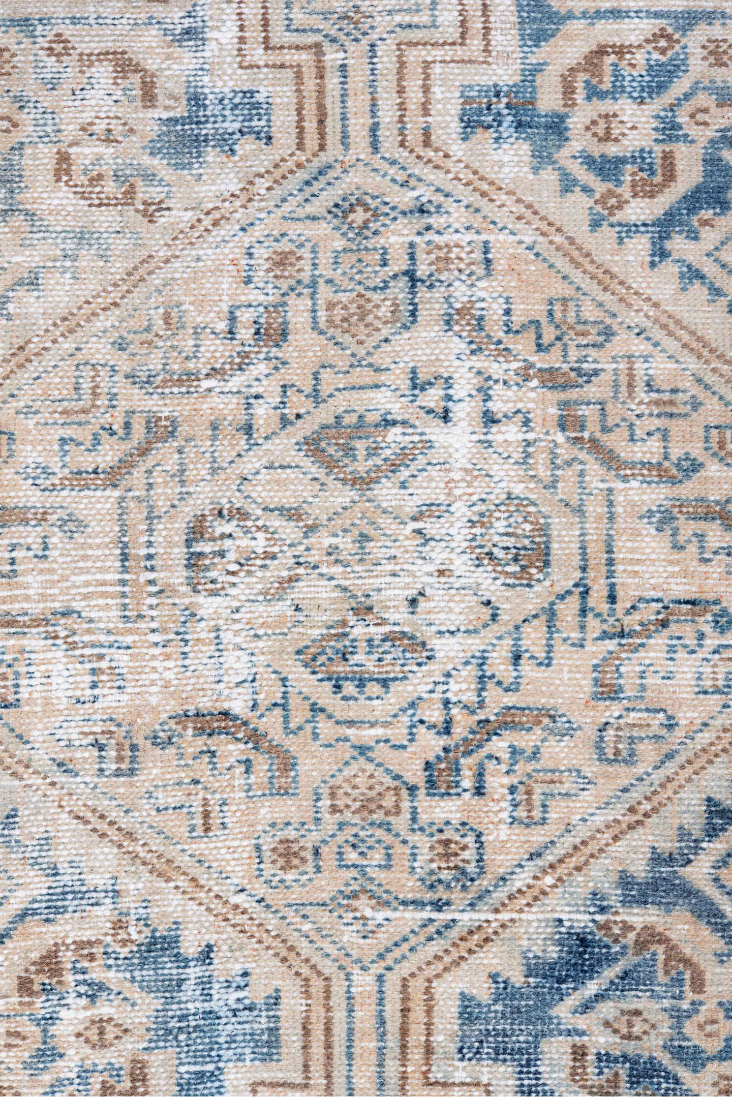 4' x 6' one-of-a-kind handmade vintage Hamadan small size rug. Color palette: black, blue, brown, dark gray, fiord