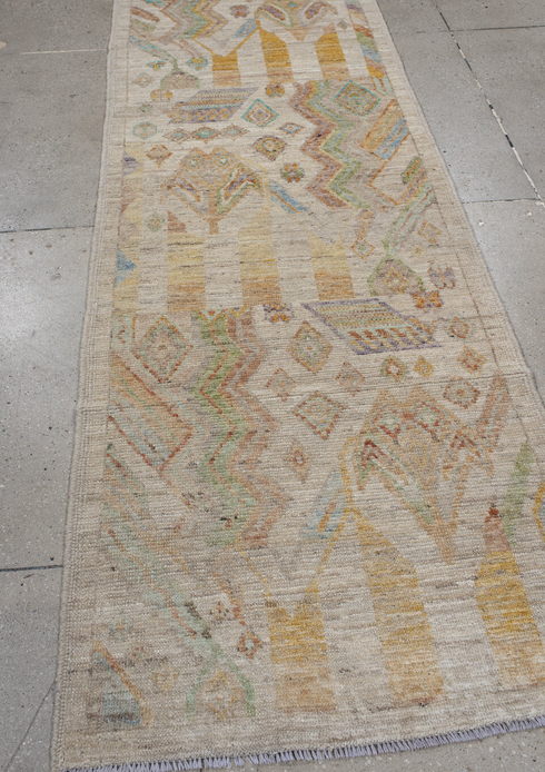 Vintage Kilim Runner Rug (3' x 9')