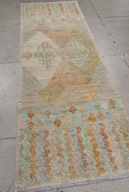 Vintage Kilim Runner Rug (3' x 9')