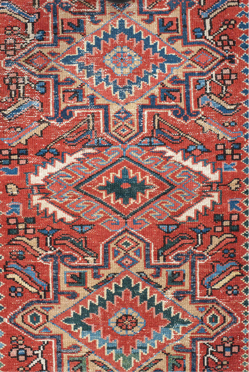 Antique Karaje Area Rug (3' x 4')