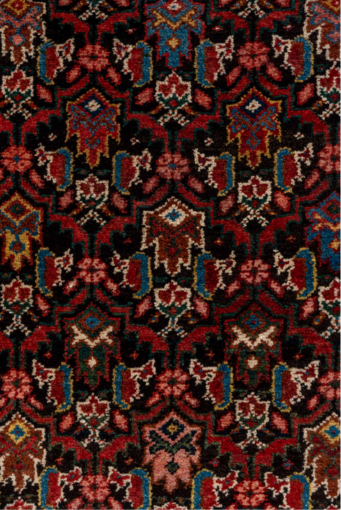 Antique Malayer Runner Rug (3' x 13')