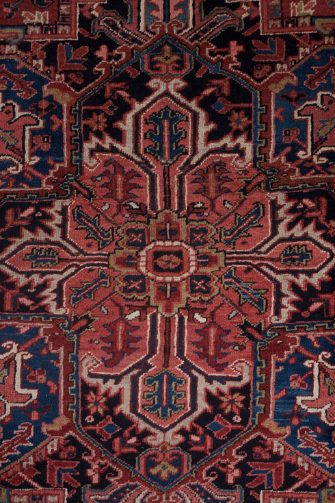 Vintage Heriz Area Rug (8' x 10')