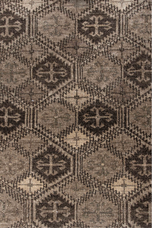 Antique Afghan Area Rug (2' x 4')