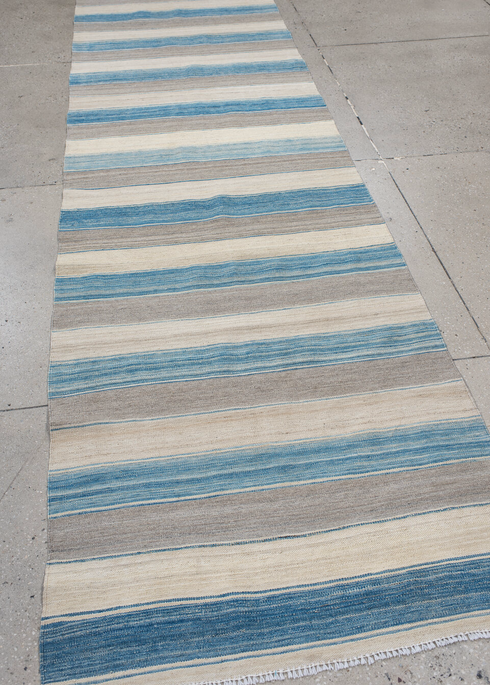 Vintage Kilim Runner Rug (3' x 13')