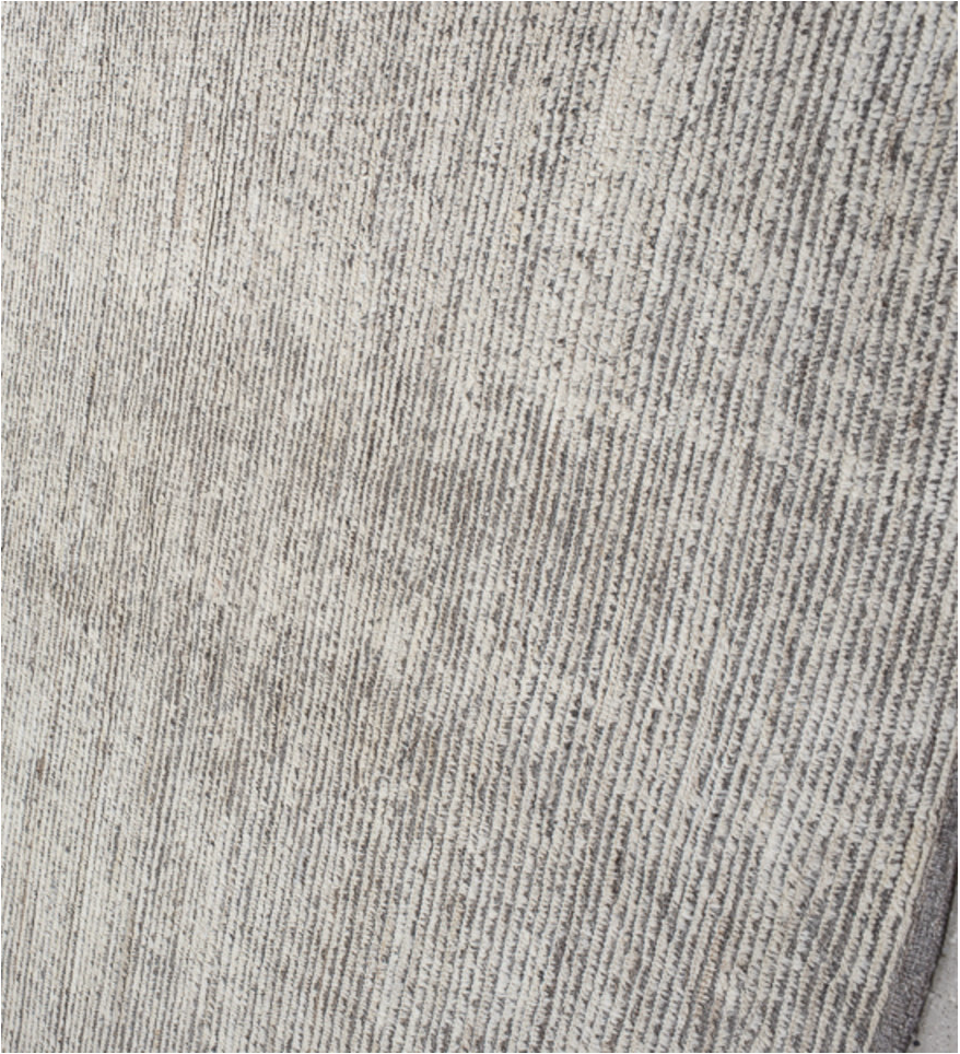 11' x 14' one-of-a-kind handmade vintage Tulu oversize rug. Color palette: off-white, gray, light gray, gainsboro, silver