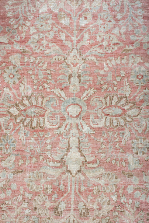 Antique Sarouk Area Rug (8' x 11')