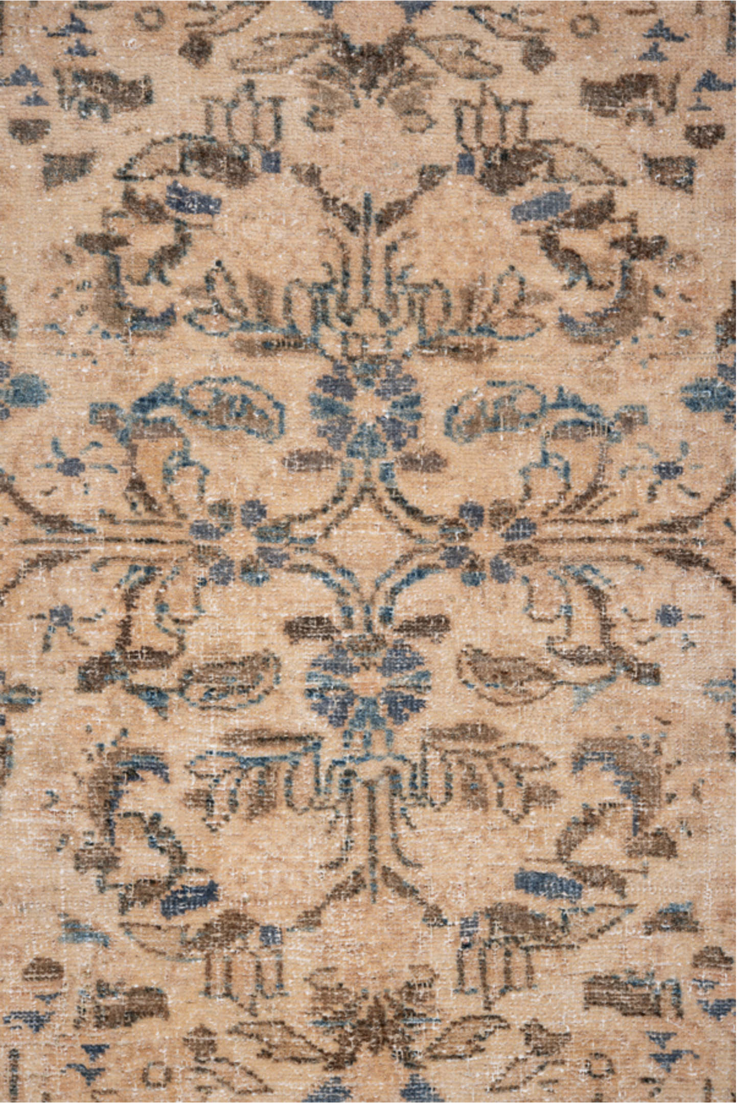 2' x 6' one-of-a-kind handmade vintage Lilian runner rug. Color palette: black, brown, charcoal, dim gray, gray, light gray