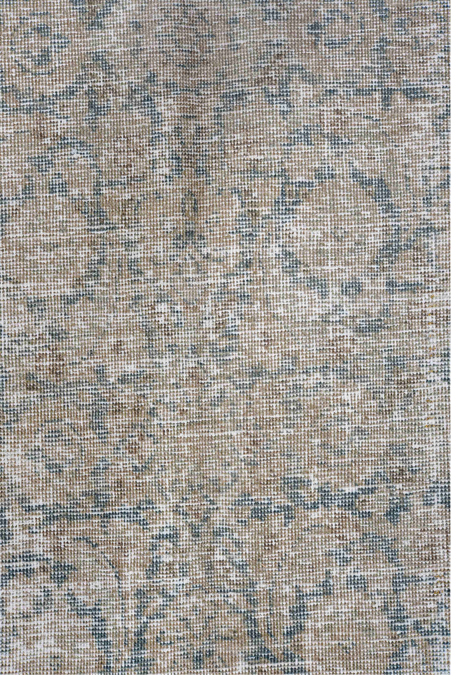 7' x 11' one-of-a-kind handmade vintage Tabriz large size rug. Color palette: black, blue, charcoal, dark gray, dim gray