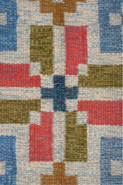 Antique Rollaken Area Rug (5' x 8')