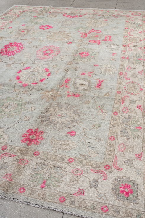 Vintage Oushak Area Rug (9' x 12')