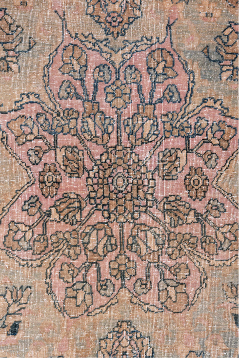 Antique Bidjar Area Rug (4' x 7')