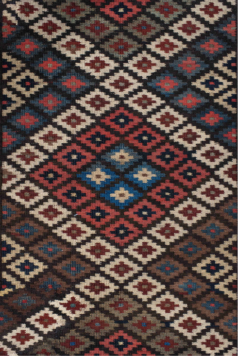 Antique Kilim Runner Rug (3' x 15')