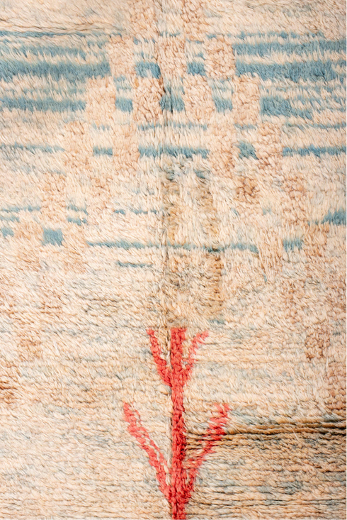 Vintage Moroccan Area Rug (6' x 10')