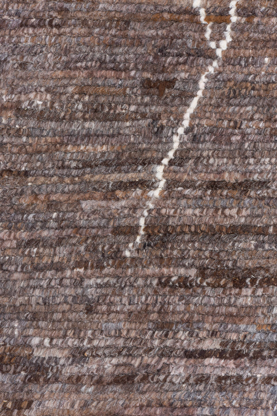 10' x 12' one-of-a-kind handmade vintage Tulu large size rug. Color palette: black, brown, dark gray, gainsboro, gray