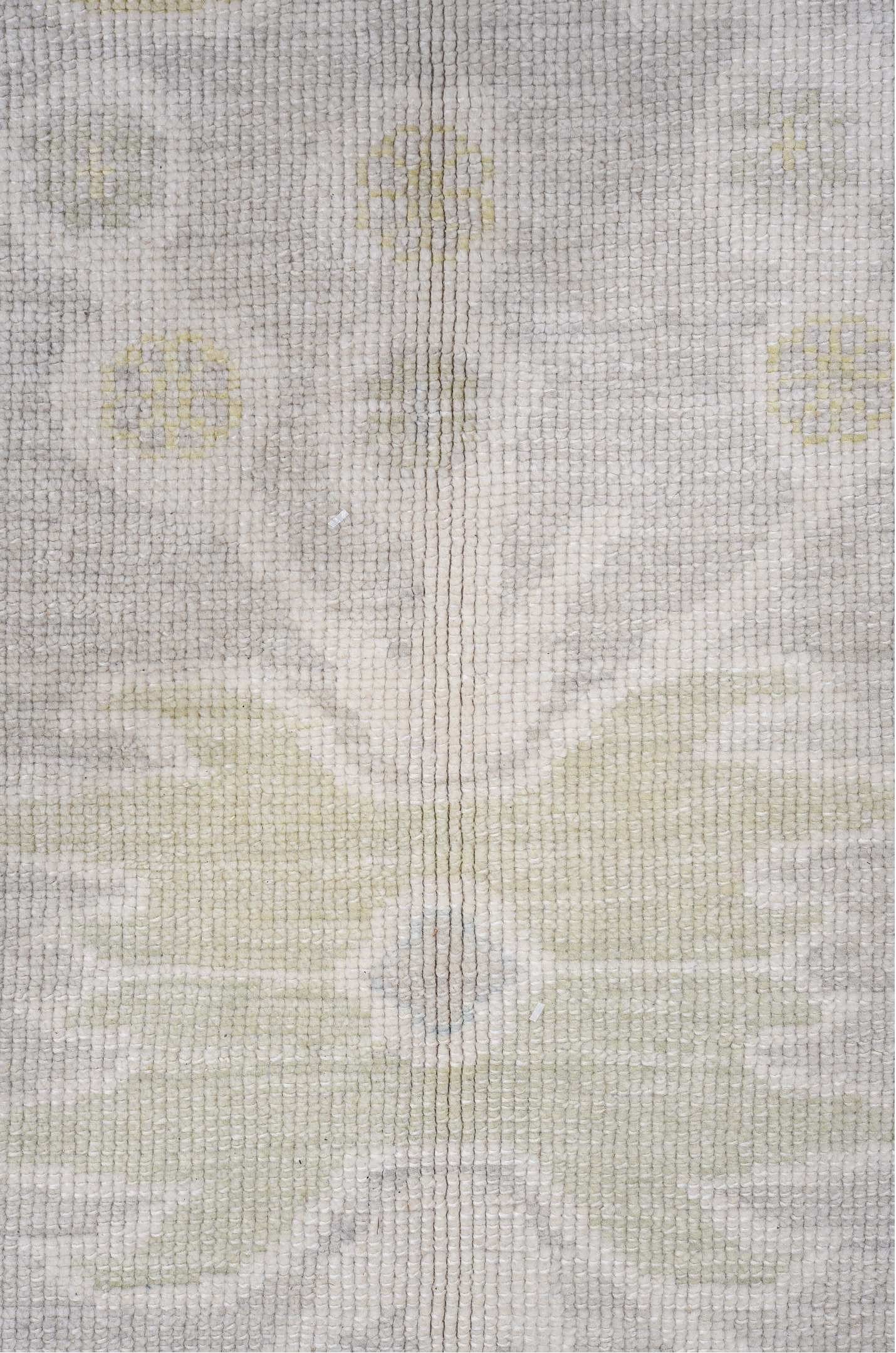 9' x 12' one-of-a-kind handmade vintage Oushak large size rug. Color palette: dark gray, dim gray, gainsboro, gray