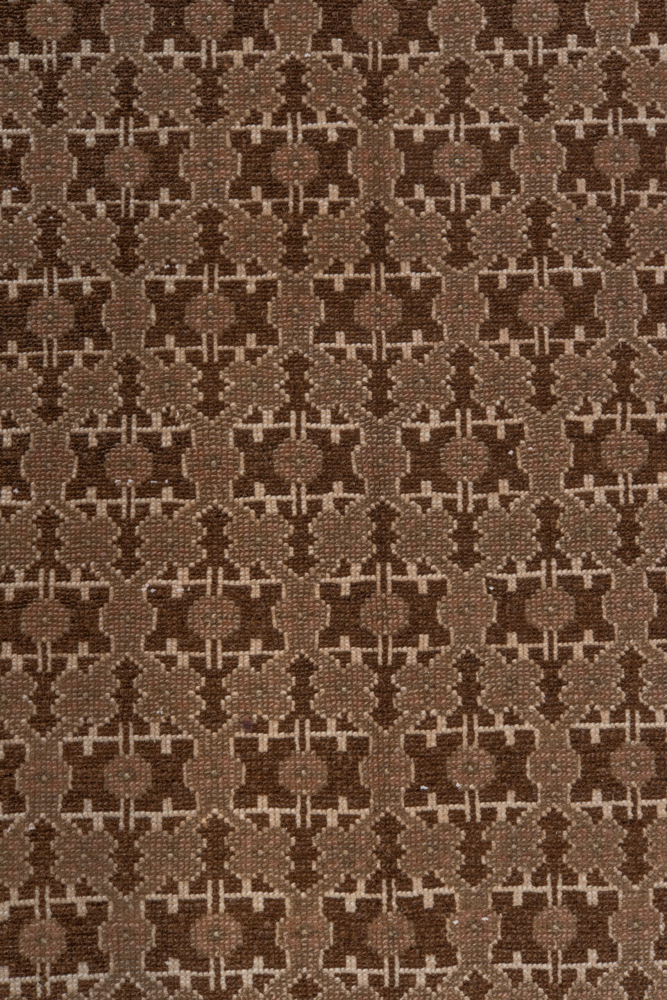 3' x 16' one-of-a-kind handmade vintage Malayer runner rug. Color palette: gray, black, brown, pink, blue, off-white