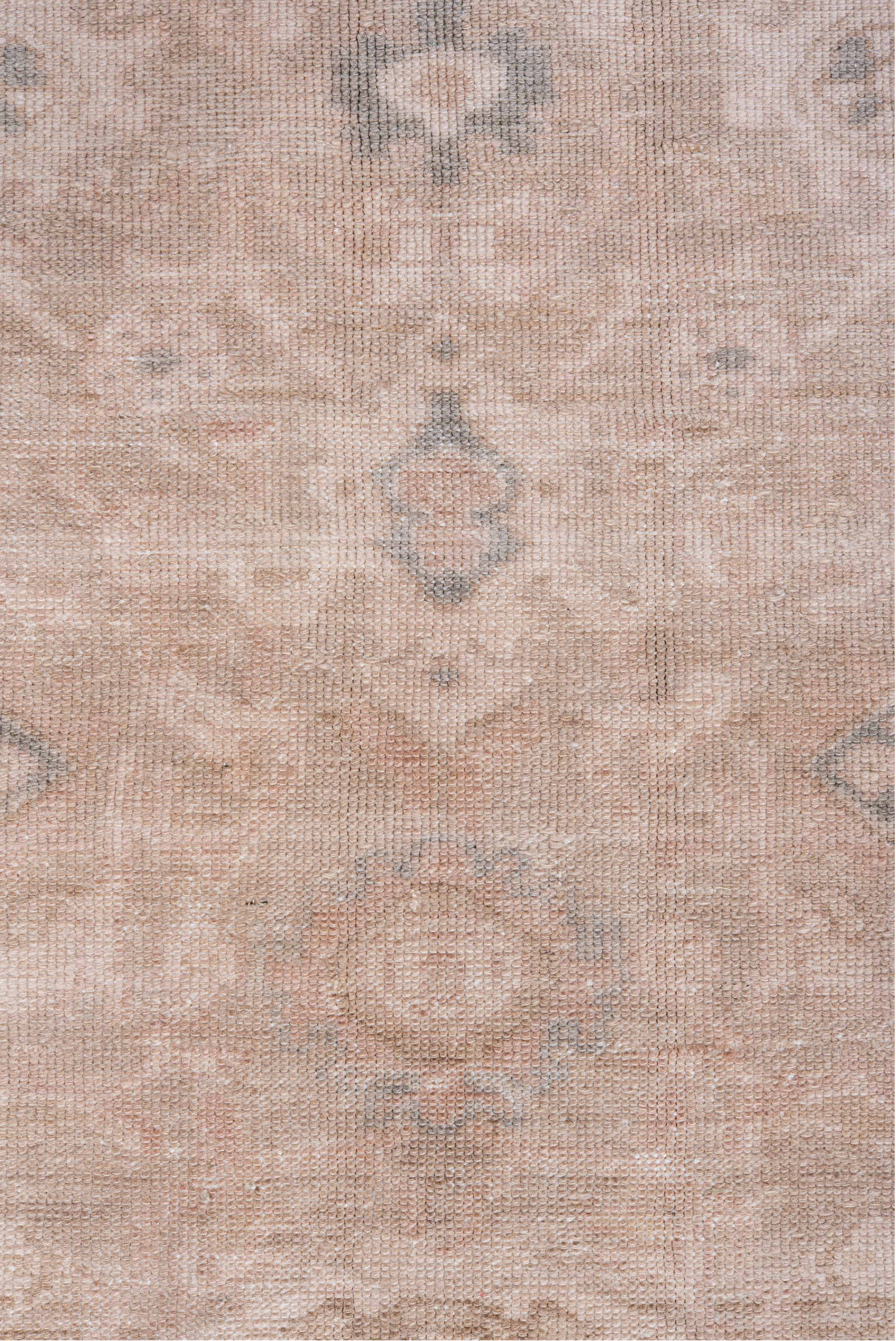 7' x 10' one-of-a-kind handmade vintage Malayer large size rug. Color palette: gray, light gray, off-white, pink