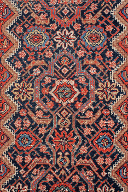 Antique Malayer Runner Rug (3' x 9')
