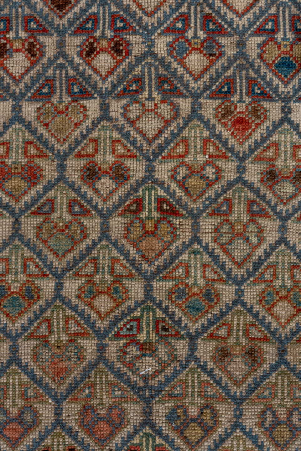 5' x 12' one-of-a-kind handmade vintage NW Persian rug. Color palette: black, brown, charcoal, gray