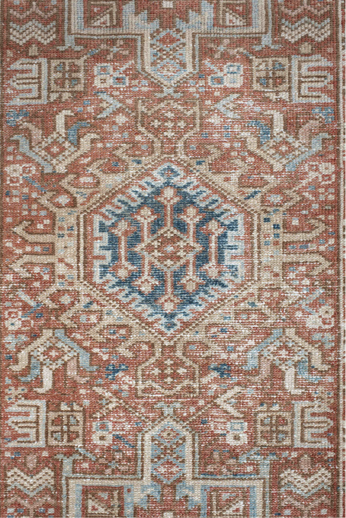 Antique Karaje Runner Rug (3' x 11')