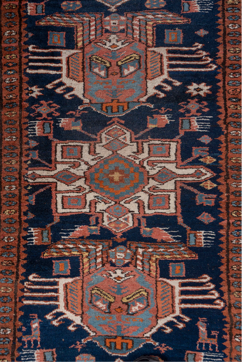 Antique NW Persian Runner Rug (3' x 18')