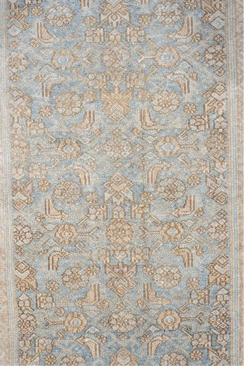 Antique Bibikabad Runner Rug (2' x 13')