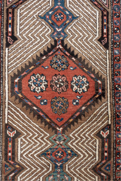 Antique Sarab Runner Rug (3' x 16')