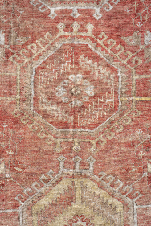 Antique Oushak Area Rug (4' x 7')
