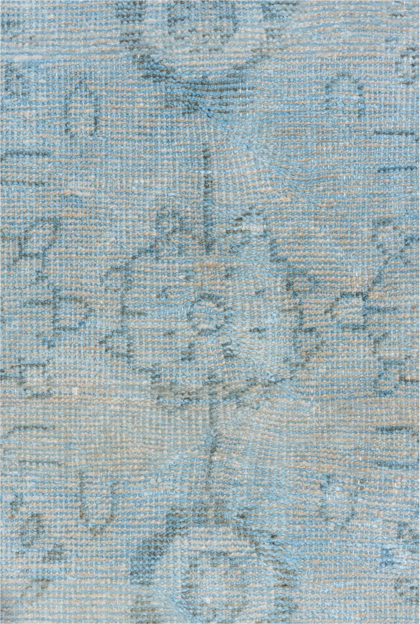 7' x 10' one-of-a-kind handmade vintage Mahal large size rug. Color palette: dark gray, dim gray, gray, light blue