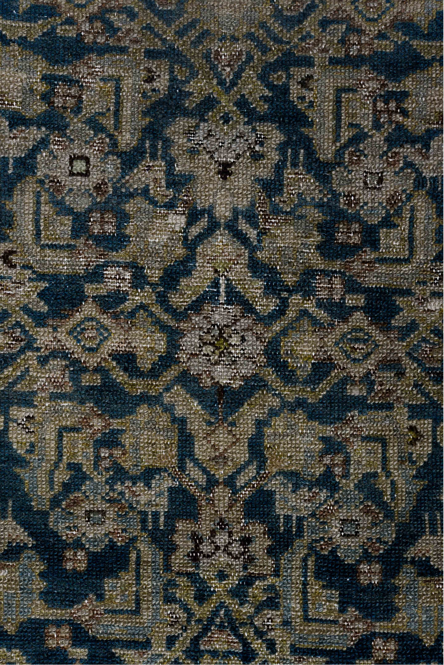 3' x 15' one-of-a-kind handmade vintage Malayer runner rug. Color palette: arapawa, black, blue, brown, dim gray, gray