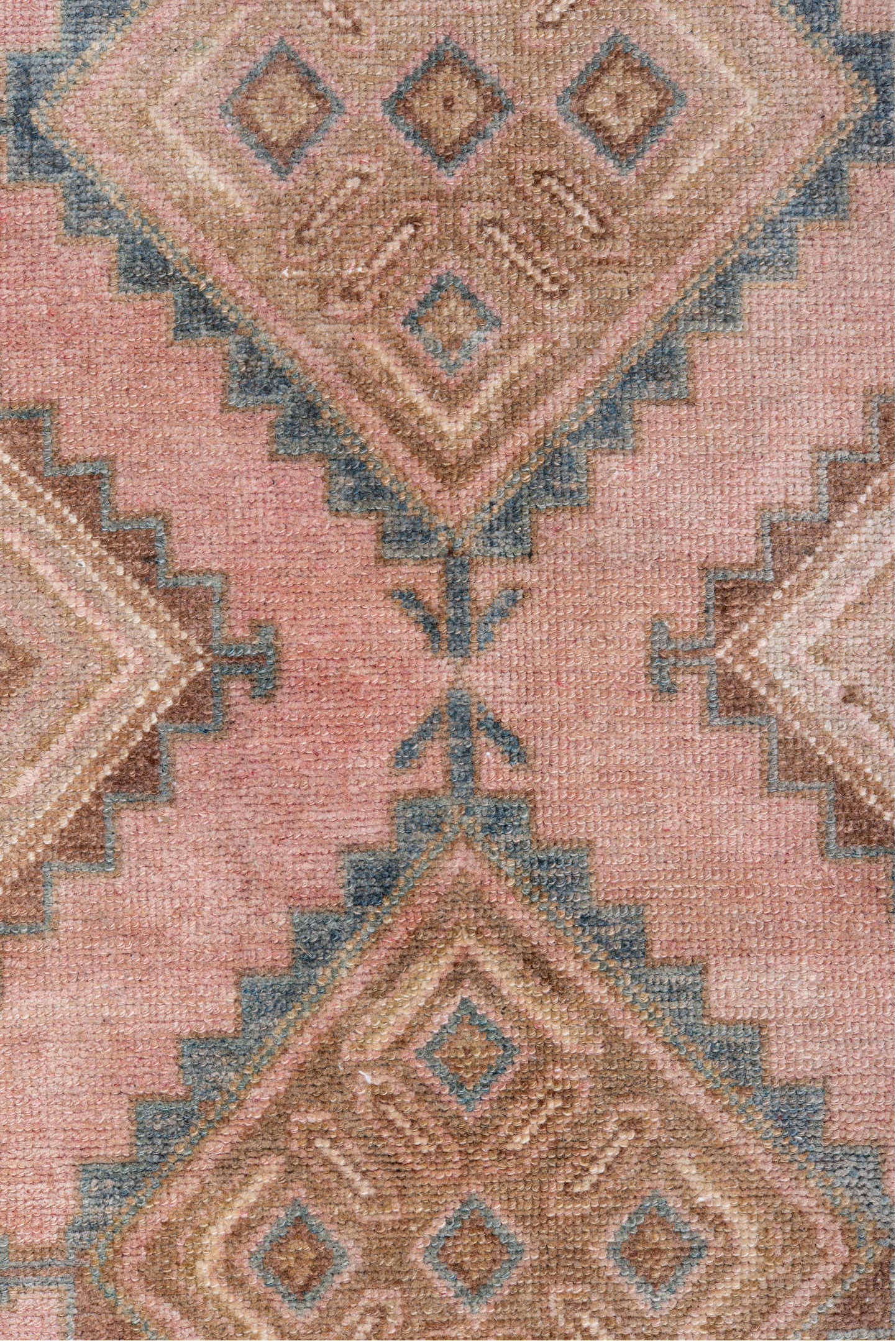 3' x 10' one-of-a-kind handmade vintage Hamadan runner rug. Color palette: brown, dim gray, gray, light gray, off-white