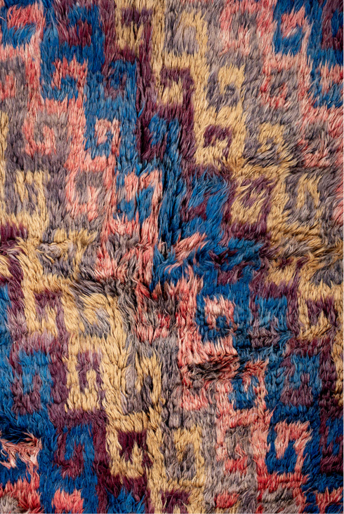 Vintage Moroccan Area Rug (4' x 5')