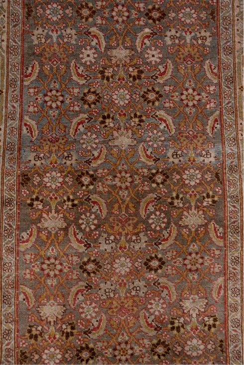 Antique Bidjar Runner Rug (3' x 17')